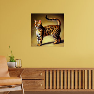 Bengalische Katze Poster