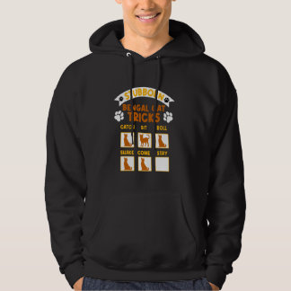 Bengalische Katze STUBBORN BENGALISCHE CAT TRICKS Hoodie