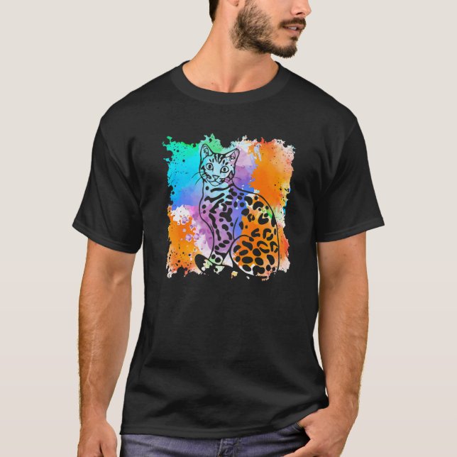 Bengalische Katze T-Shirt (Vorderseite)