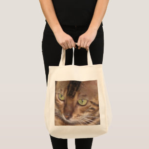 Bengalische Katze - wiederverwendbare Einkaufstasc Tragetasche