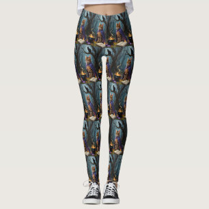 Bengalische Katzenmalerei Leggings