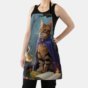 Bengalische Katzenmalerei Schürze