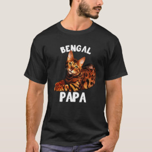 Bengalische Liebe meine Bengalische Katze Papa Kit T-Shirt