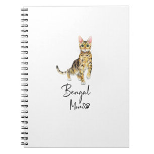 Bengalische Mama Niedlich Katzenmutter Geschenk fü Notizblock