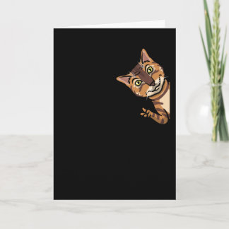 Bengalischer Cat Leopard Cat Lover Karte