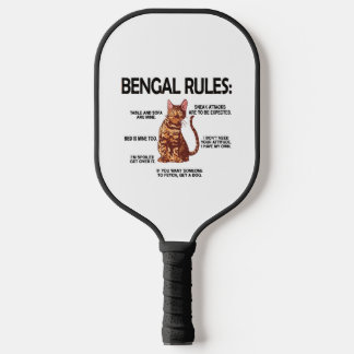 Bengalischer Cat Lover Geschenke Katzenbesitzer Ro Pickleball Schläger