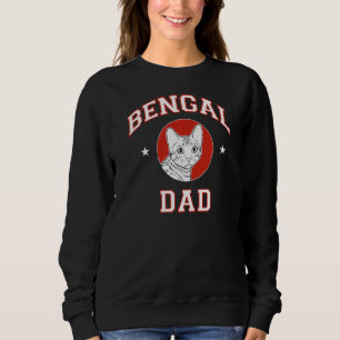 Bengalischer Cat Vater Sweatshirt