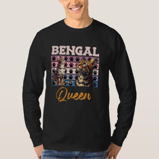 Bengalischer Katzenbesitzer BENGALISCHE QUEEN Beng T-Shirt