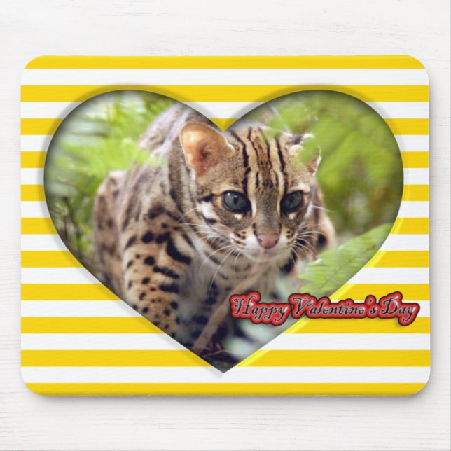 Bengalischer KatzeValentine Mousepad (Vorne)