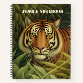 Bengalischer Tiger Digitaler Kunstschimmer Notizbuch