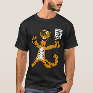 Bengalischer Tiger ist keine Löwenpun-Metapher für T-Shirt