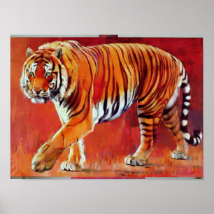 Bengalischer Tiger Poster