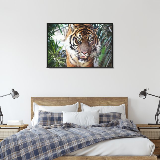 Bengalischer Tiger sah, wackelte 2 Leinwanddruck (Insitu (Schlafzimmer))