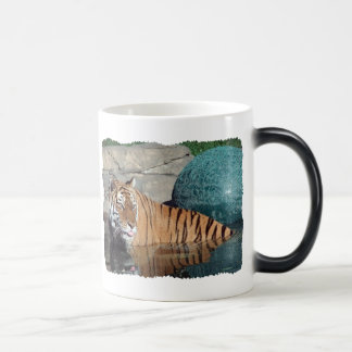 Bengalischer Tiger-schwarze Farbe-Ändernde Verwandlungstasse
