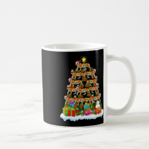 Bengalischer Tiger Weihnachtsbaum Leuchtturm Santa Kaffeetasse