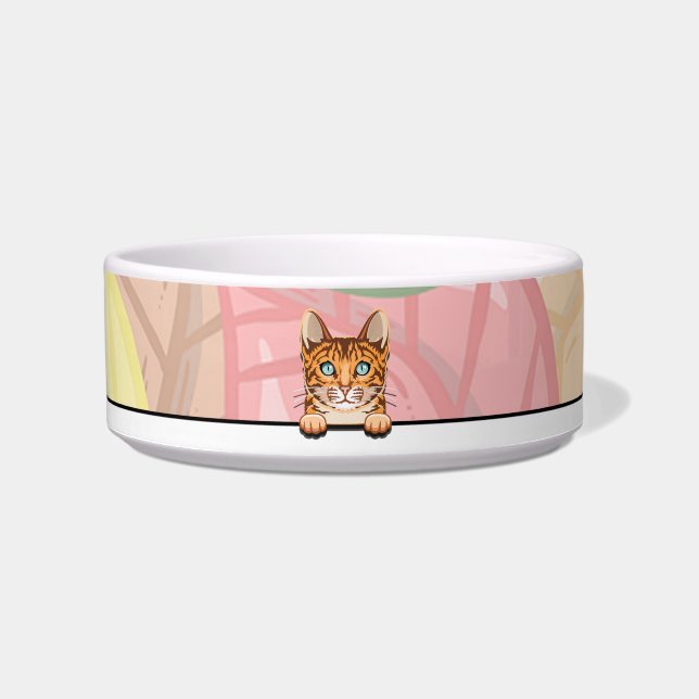 Bengalisches Katzen Pet Bowl Napf (Vorderseite)
