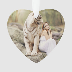 Bengalisches Tiger und Lady Ornament
