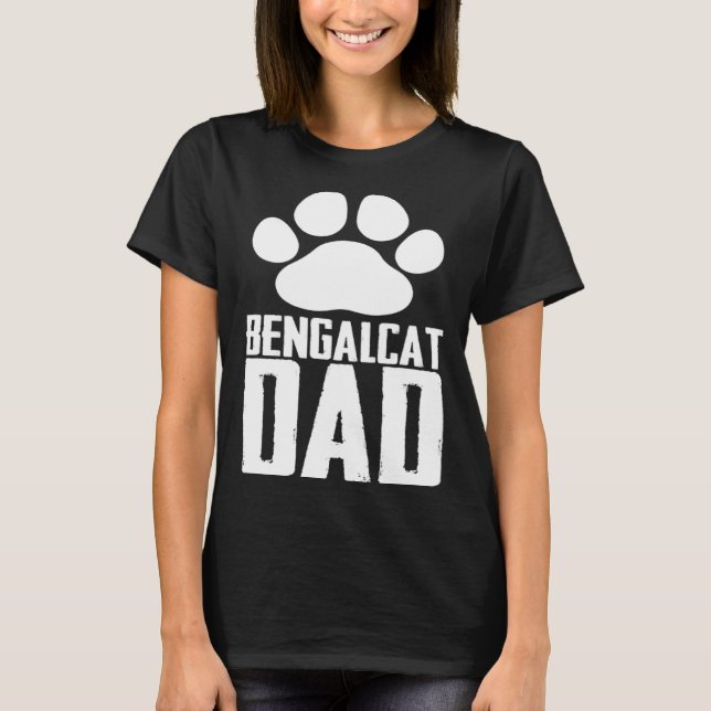 Bengalkater Vater T-Shirt (Vorderseite)