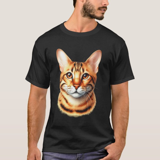 Bengalkatze T-Shirt (Vorderseite)