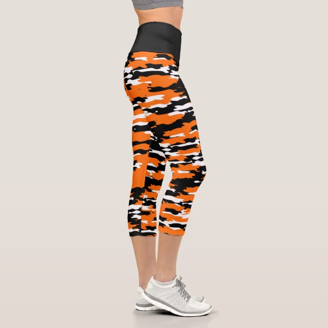 Bengals Tiger High Waisted Capris (Rechts)