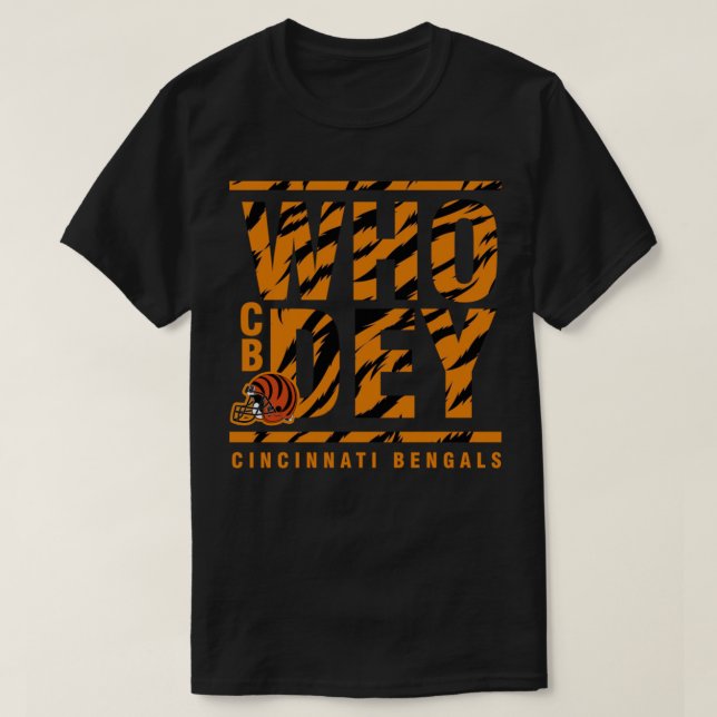 Bengals TShirtWho Dey Bengals T-Shirt (Design vorne)