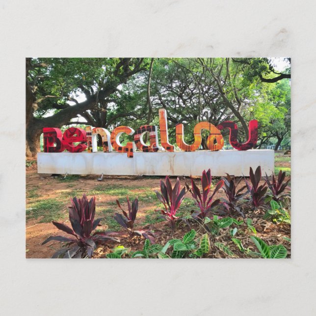 Bengaluru, Karnataka, Indien Postkarte (Vorderseite)