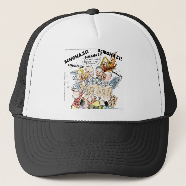 Benghazi Shuffle Funny Truckerkappe (Vorderseite)