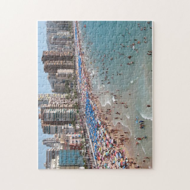 Benidorm Beach Jigsaw Puzzle (Vertikal)