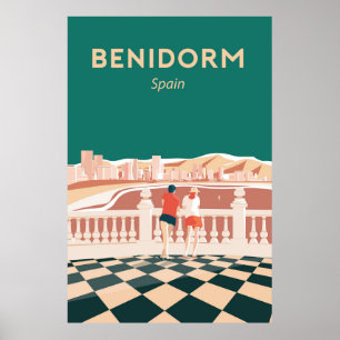 Benidorm Parco delle camelie Locarno Poster