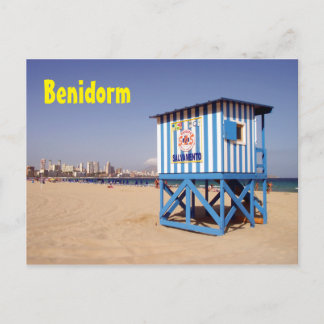 Benidorm, Playa de Poniente Postkarte