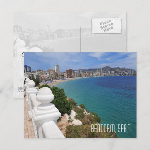 Benidorm Playa Levante Strand und Ozean Postkarte