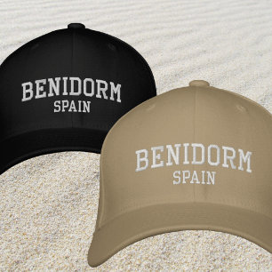Benidorm Spanien España Strandurlaub Outfit Bestickte Baseballkappe