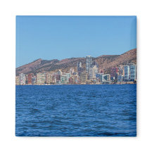 Benidorm, Spanien Meer und Stadt