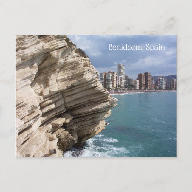 Benidorm, Spanien Postkarte (Vorderseite)