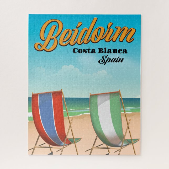 Benidorm Strandproster Puzzle (Vertikal)