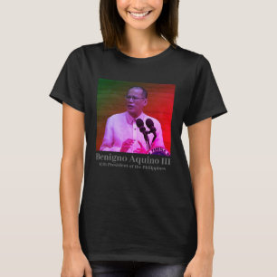 Benigno PNoy Aquino III 15. Präsident Philippinen T-Shirt