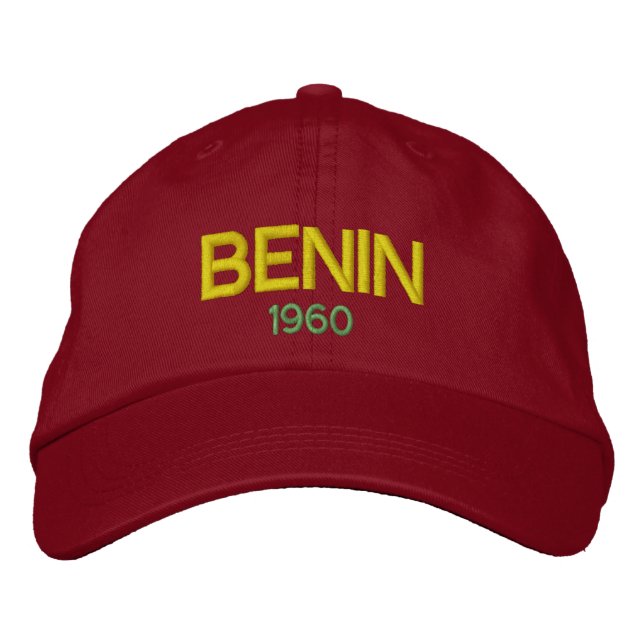 Benin Classic Stachelhut Bestickte Baseballkappe (Vorderseite)