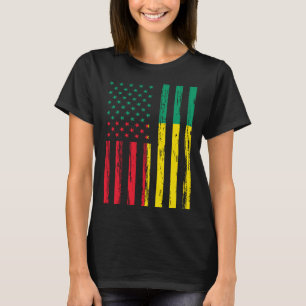 Benin Flag America US Es liegt in meiner DNA für B T-Shirt