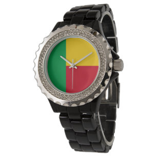 Benin flag armbanduhr