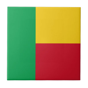 Benin flag fliese