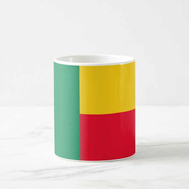 Benin Flag Kaffeetasse (Mittel)