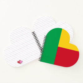 Benin flag notizbuch