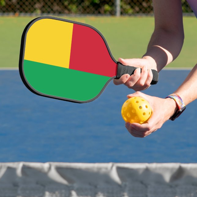 Benin flag pickleball schläger (InSitu)