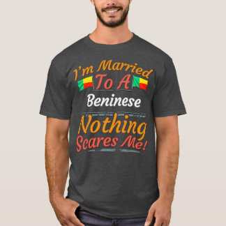 Benin Flag Schmetterling Geschenk für Benin T-Shirt