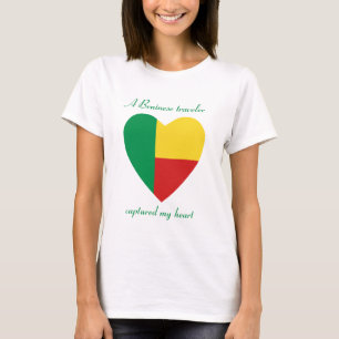 Benin Flag Sweetheart T - Shirt