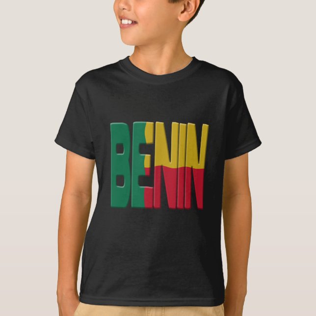 Benin flag T-Shirt (Vorderseite)