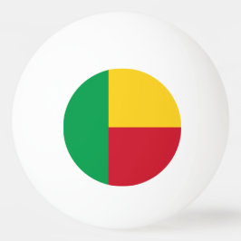 Benin flag tischtennisball