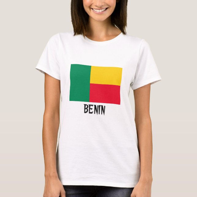 Benin-Flagge T-Shirt (Vorderseite)