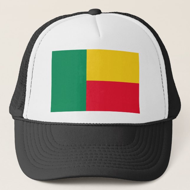 benin Flagge Truckerkappe (Vorderseite)
