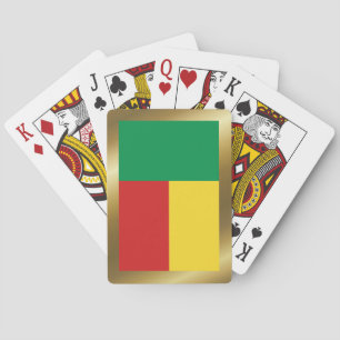 Benin-Flaggen-Spielkarten Spielkarten